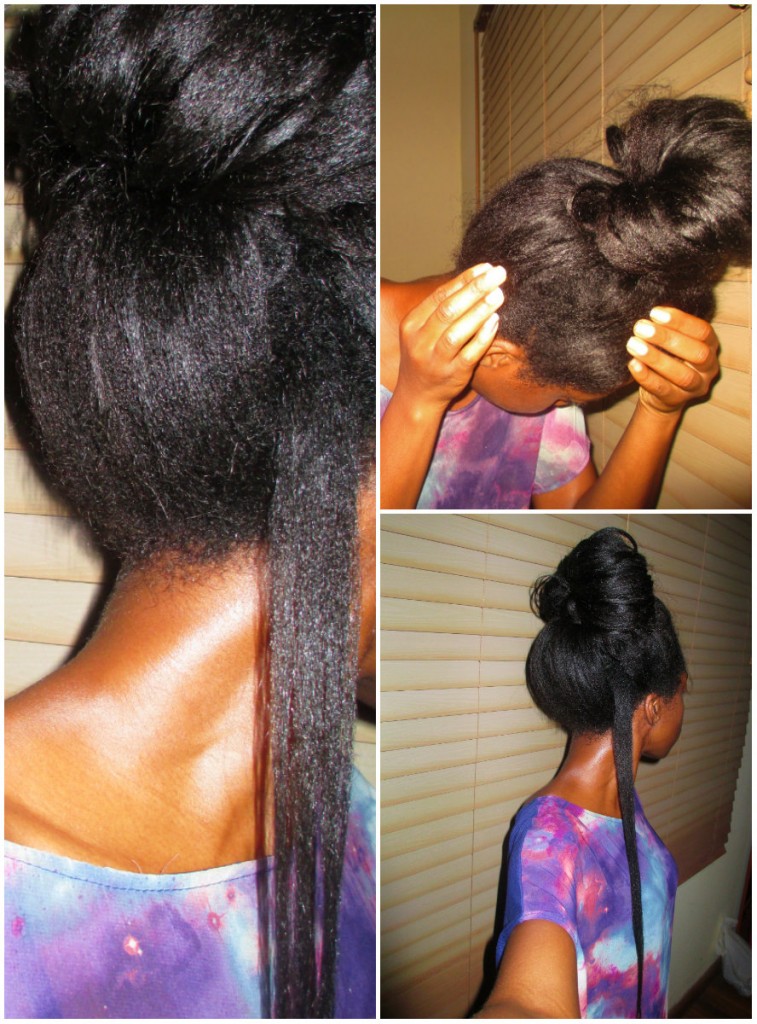 texlaxed hair collage