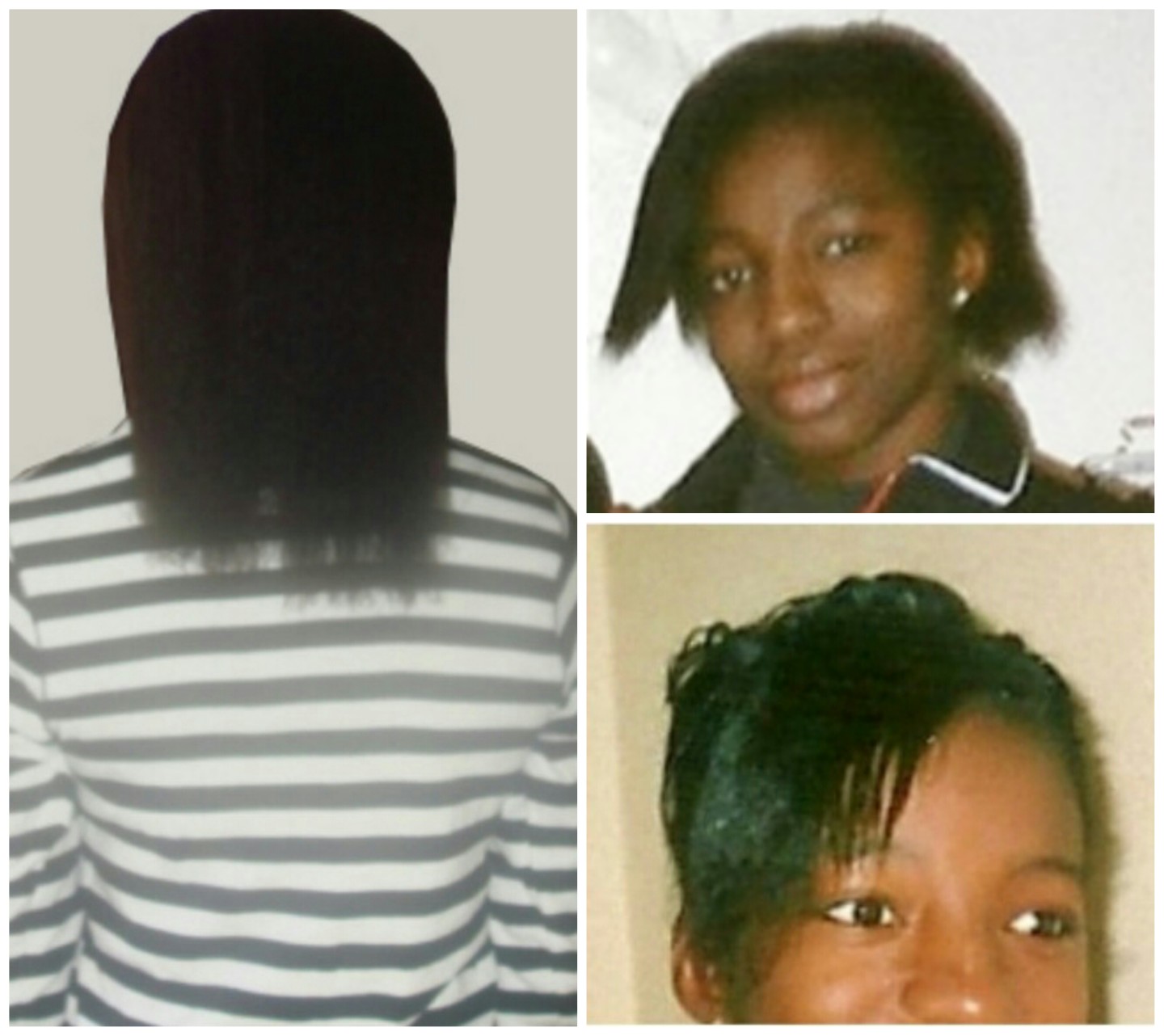 african american damaged hair before and after